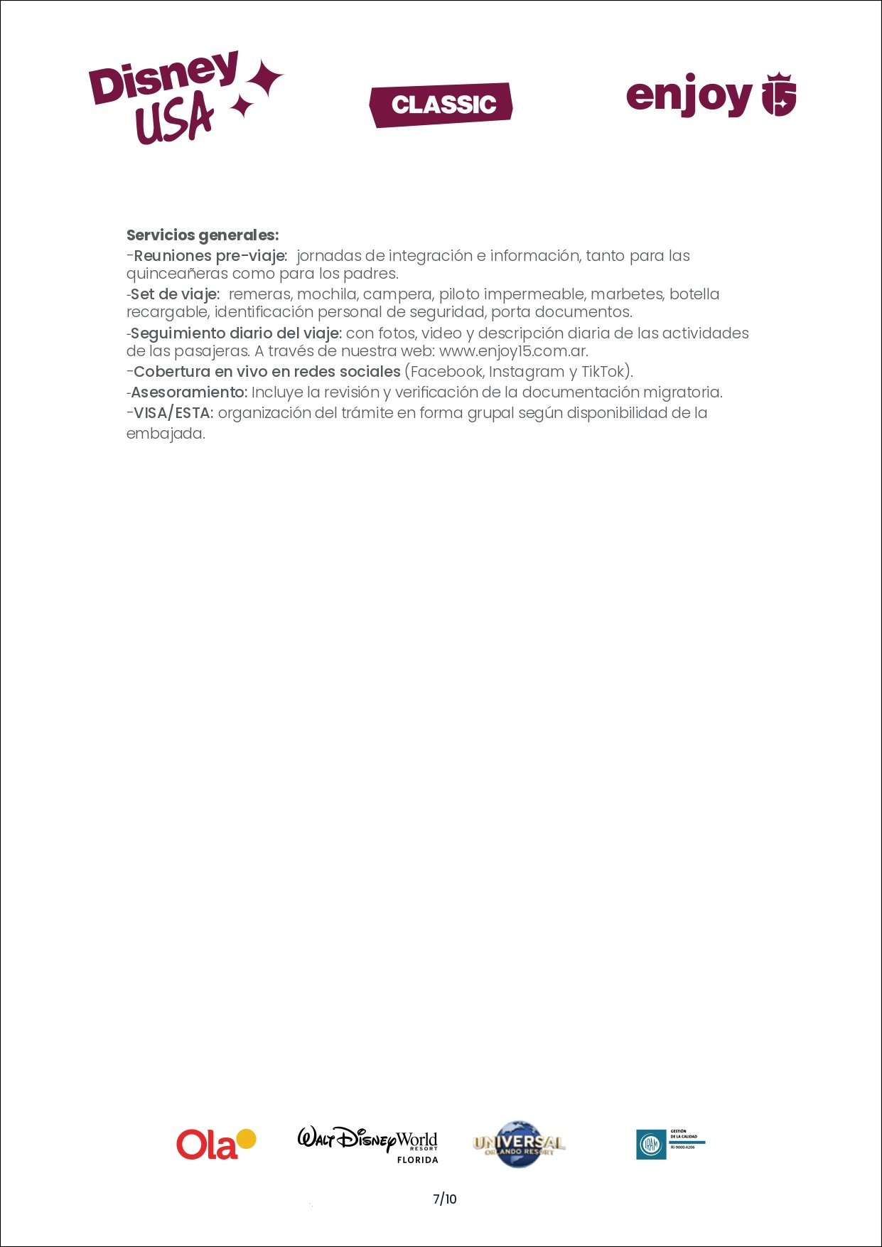 Itinerario Classic 3